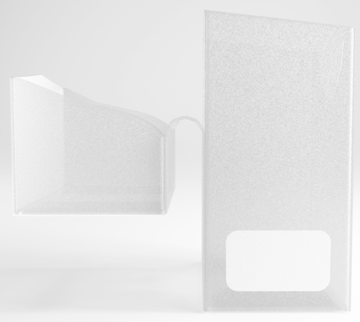 Gamegenic: Mini-American Card Holder - 60+ Clear