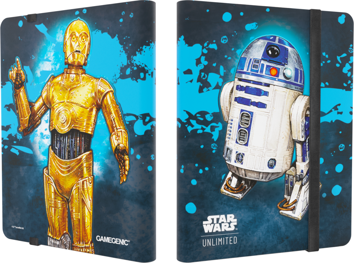 Gamegenic: Star Wars Unlimited Card Game - 18-Pocket Album - C-3PO/R2-D2