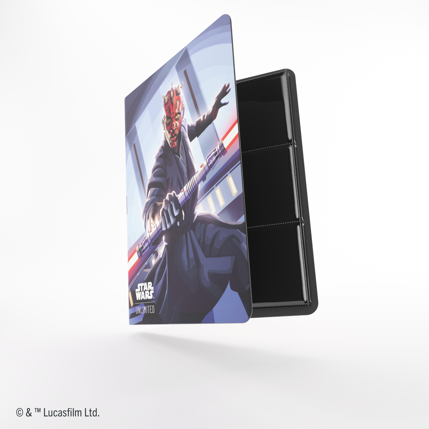 Gamegenic: Star Wars Unlimited Card Game - 18-Pocket Album - Darth Maul & Qui-Gon Jinn