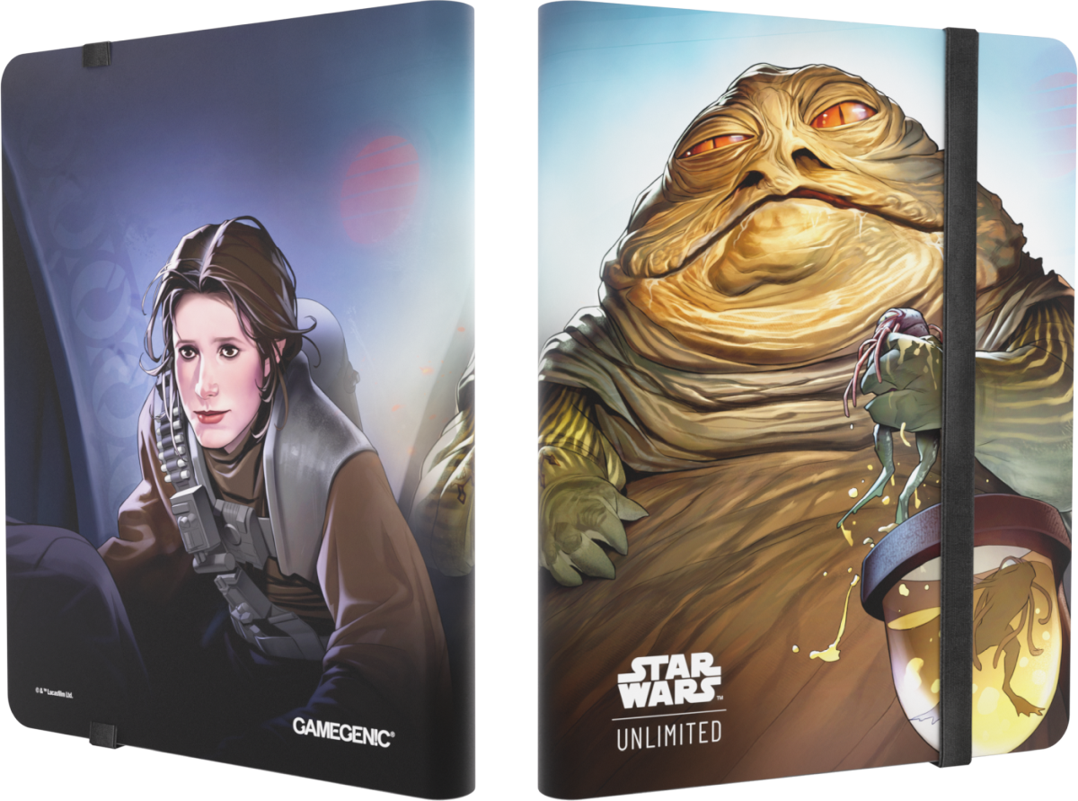 Gamegenic: Star Wars Unlimited Card Game - 18-Pocket Album - Leia Organa/Jabba the Hutt