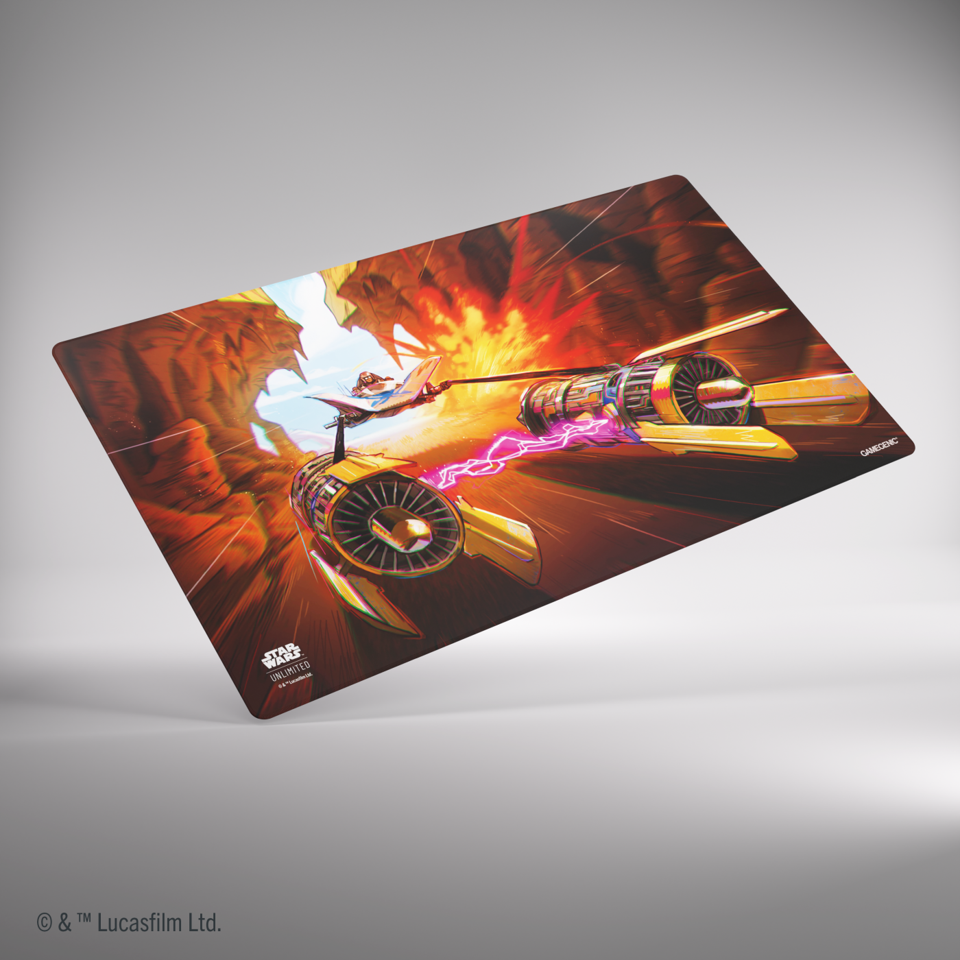 Gamegenic: Star Wars Unlimited Card Game - Game Mat - Anakin\'s Podracer