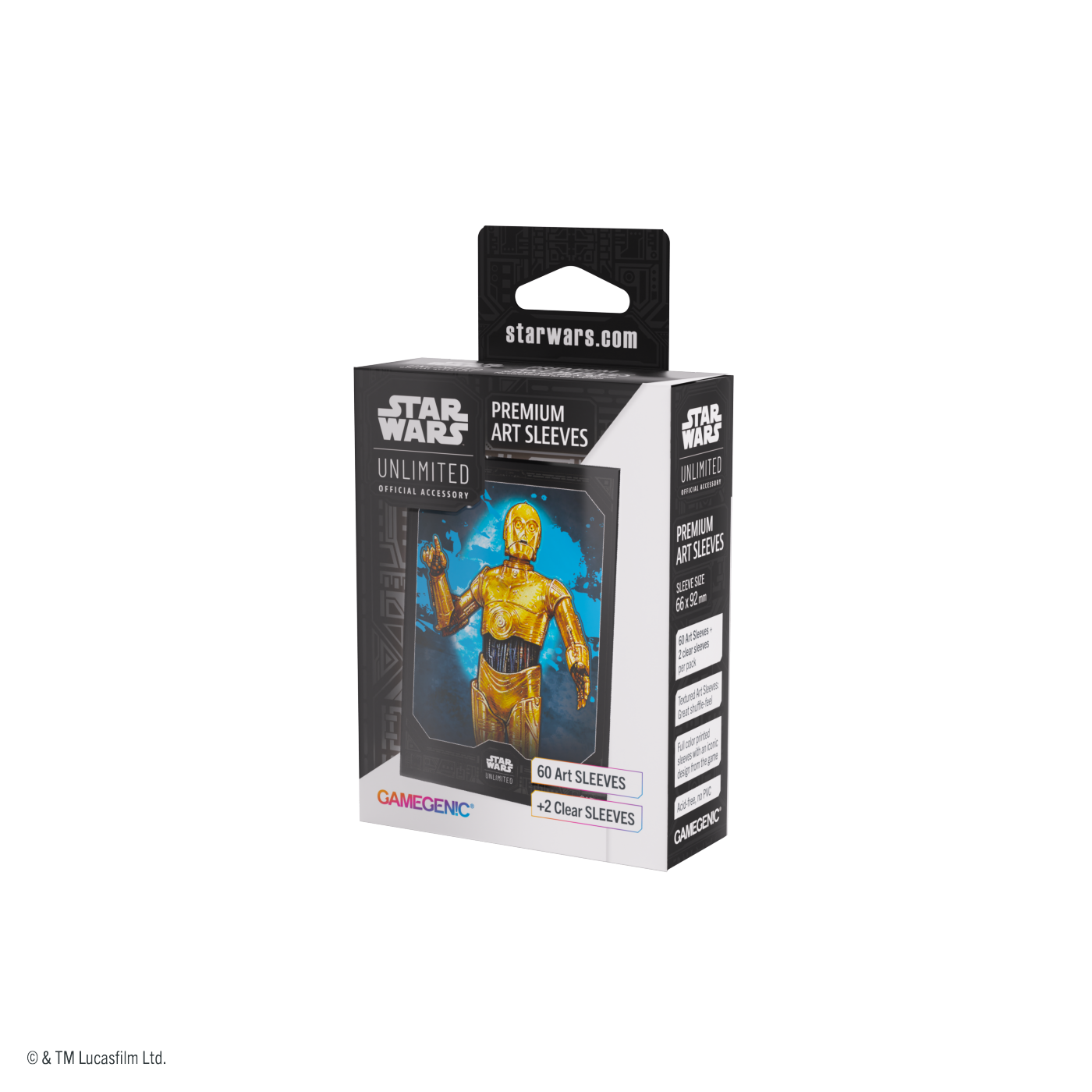 Gamegenic: Star Wars Unlimited Card Game - Premium Art Sleeves - C-3PO