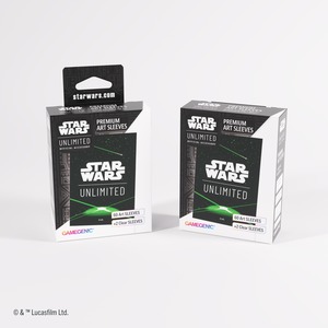 Gamegenic: Star Wars Unlimited Card Game - Premium Art Sleeves - Card Back Green