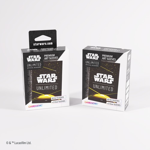 Gamegenic: Star Wars Unlimited Card Game - Premium Art Sleeves - Card Back Yellow