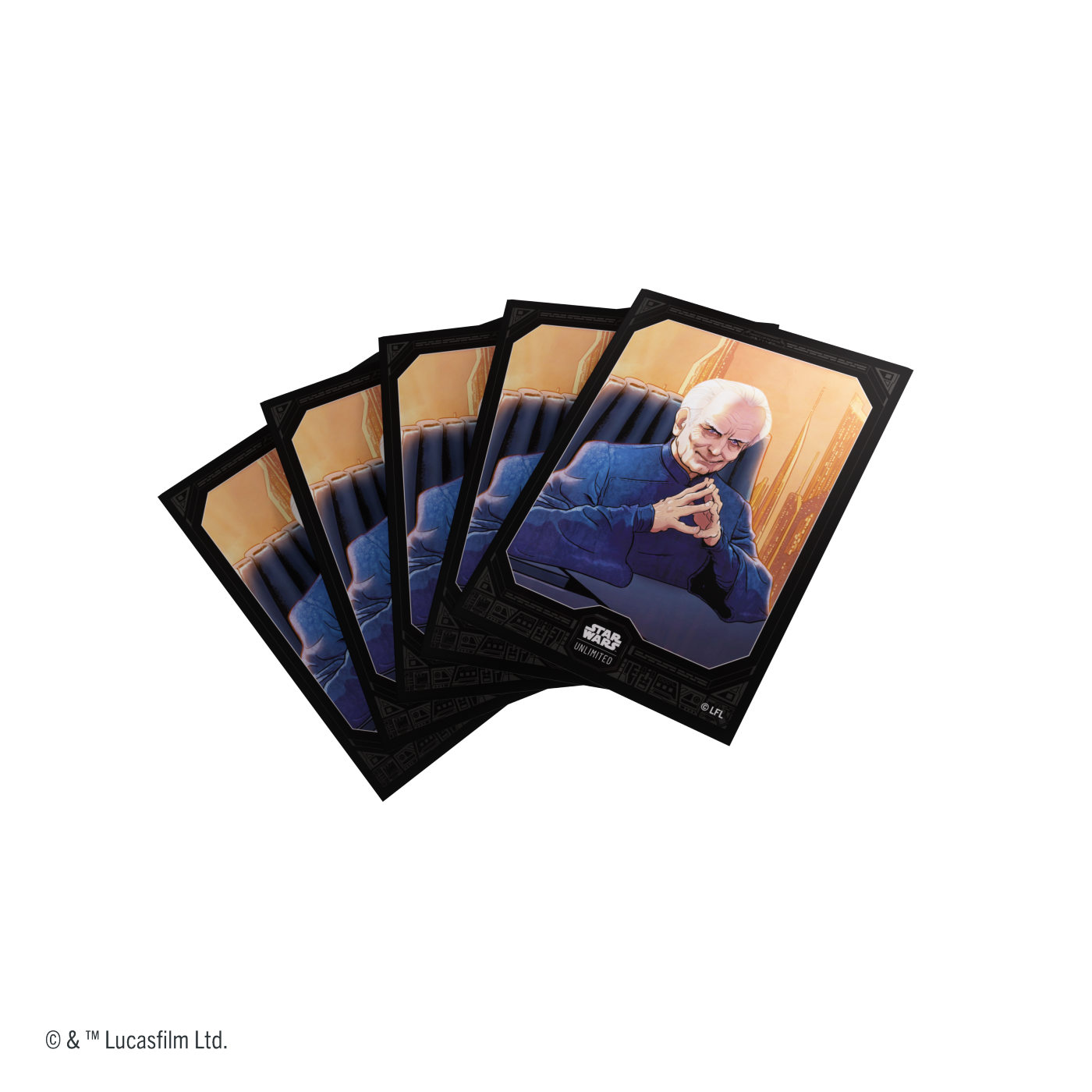 Gamegenic: Star Wars Unlimited Card Game - Premium Art Sleeves - Chancellor Palpatine
