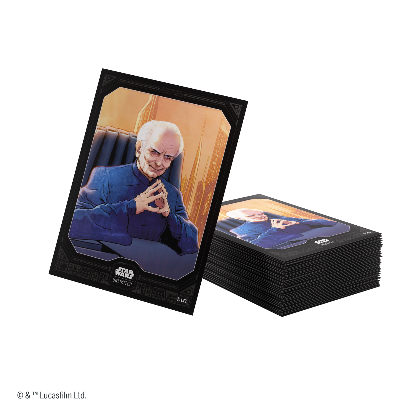 Gamegenic: Star Wars Unlimited Card Game - Premium Art Sleeves - Chancellor Palpatine
