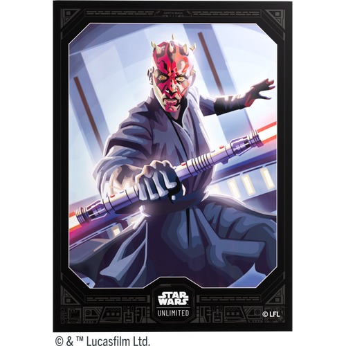 Gamegenic: Star Wars Unlimited Card Game - Premium Art Sleeves - Darth Maul