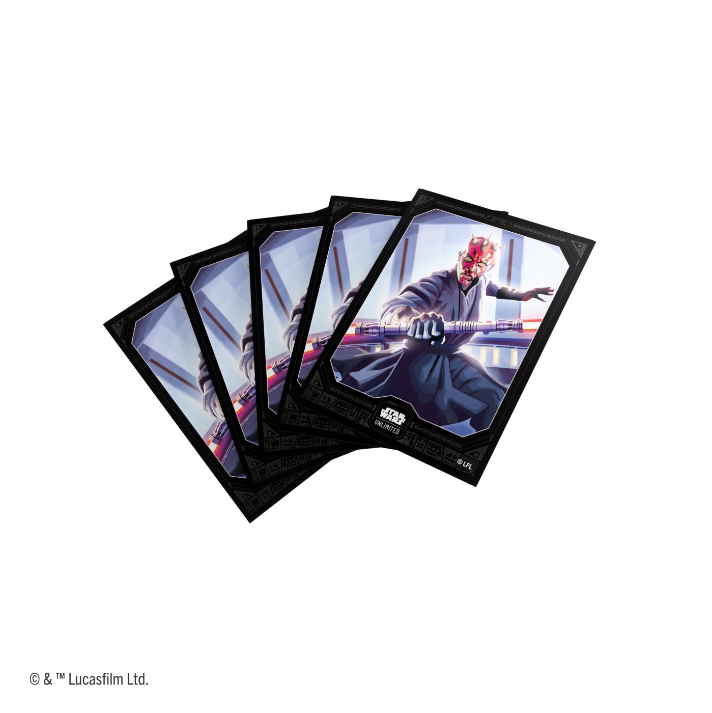 Gamegenic: Star Wars Unlimited Card Game - Premium Art Sleeves - Darth Maul