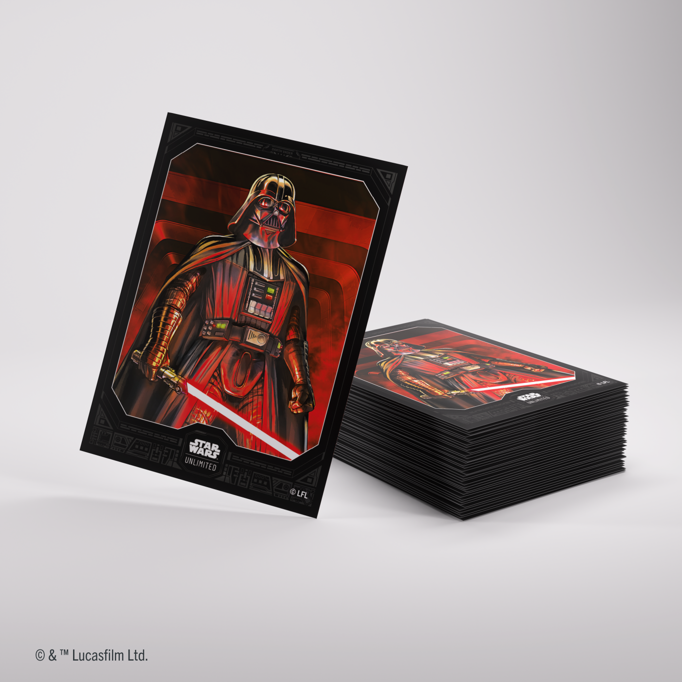 Gamegenic: Star Wars Unlimited Card Game - Premium Art Sleeves - Darth Vader Unstoppable