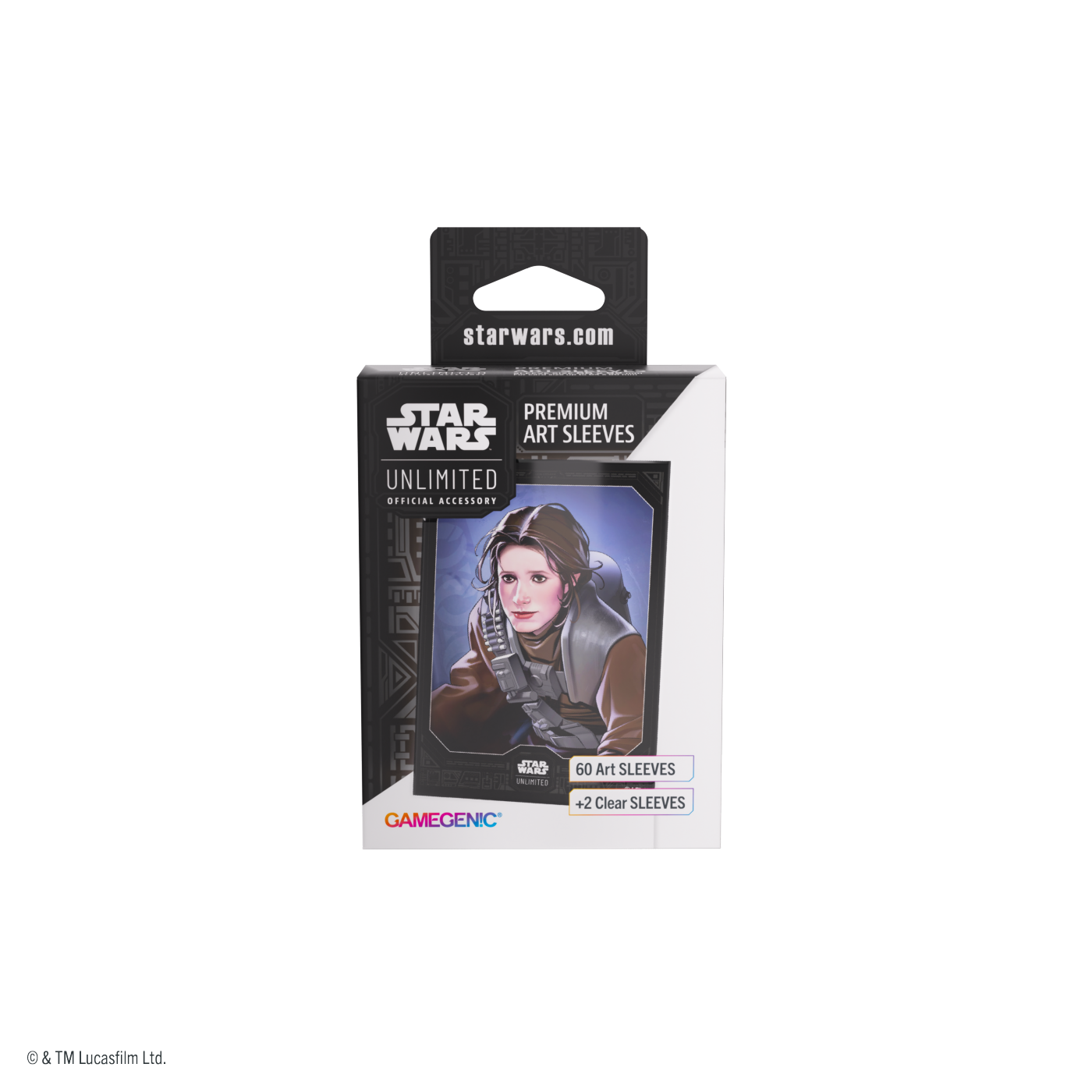 Gamegenic: Star Wars Unlimited Card Game - Premium Art Sleeves - Leia Organa