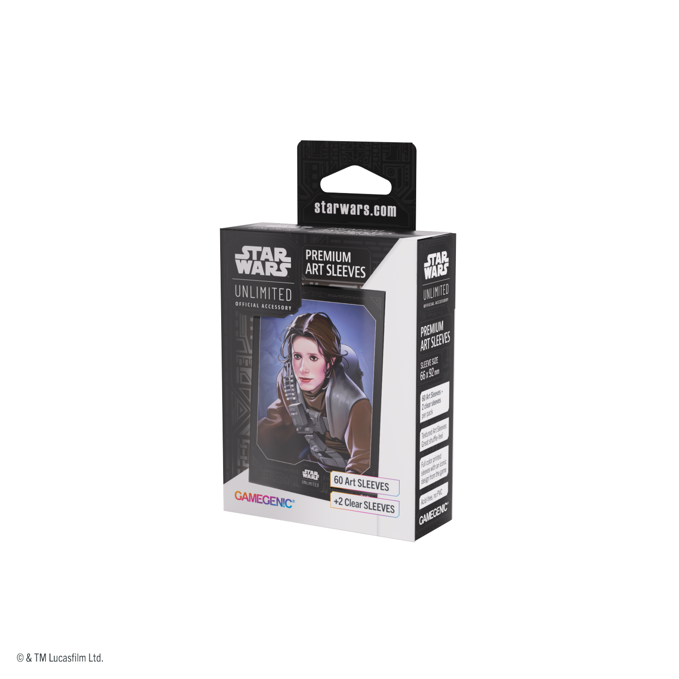 Gamegenic: Star Wars Unlimited Card Game - Premium Art Sleeves - Leia Organa