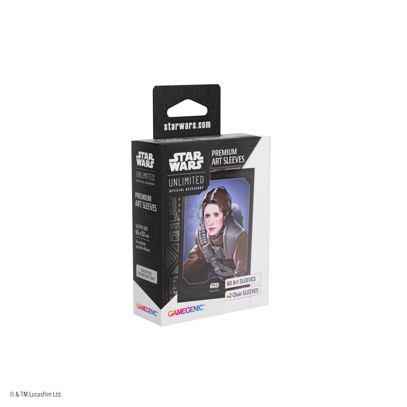 Gamegenic: Star Wars Unlimited Card Game - Premium Art Sleeves - Leia Organa