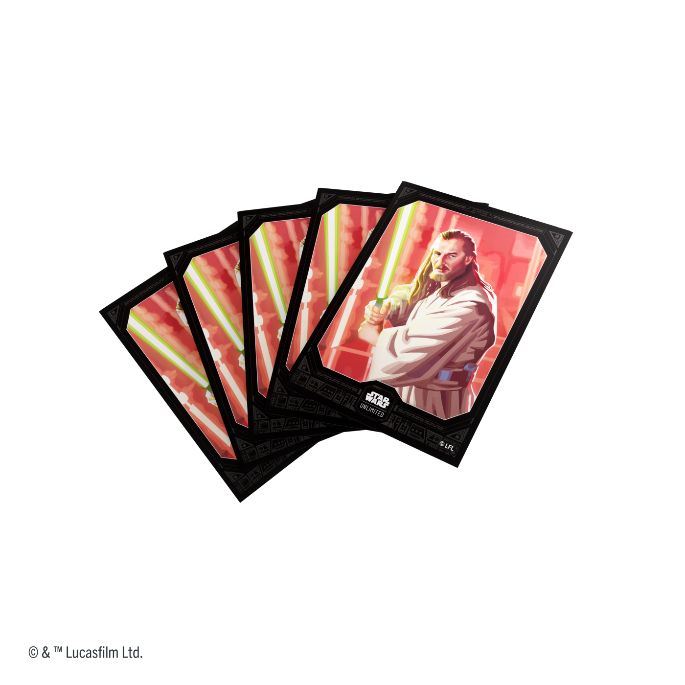 Gamegenic: Star Wars Unlimited Card Game - Premium Art Sleeves - Qui-Gon Jinn