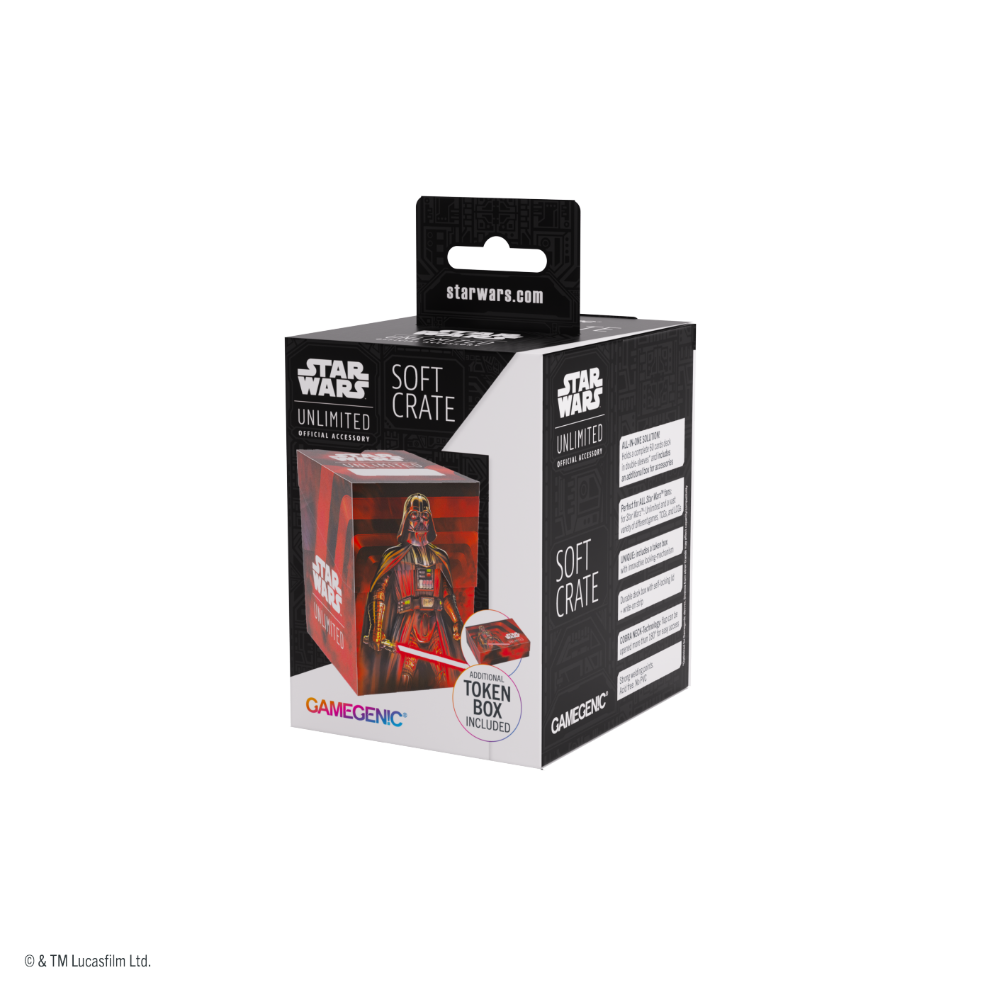 Gamegenic: Star Wars Unlimited Card Game - Soft Crate - Darth Vader Unstoppable/Director Krennic