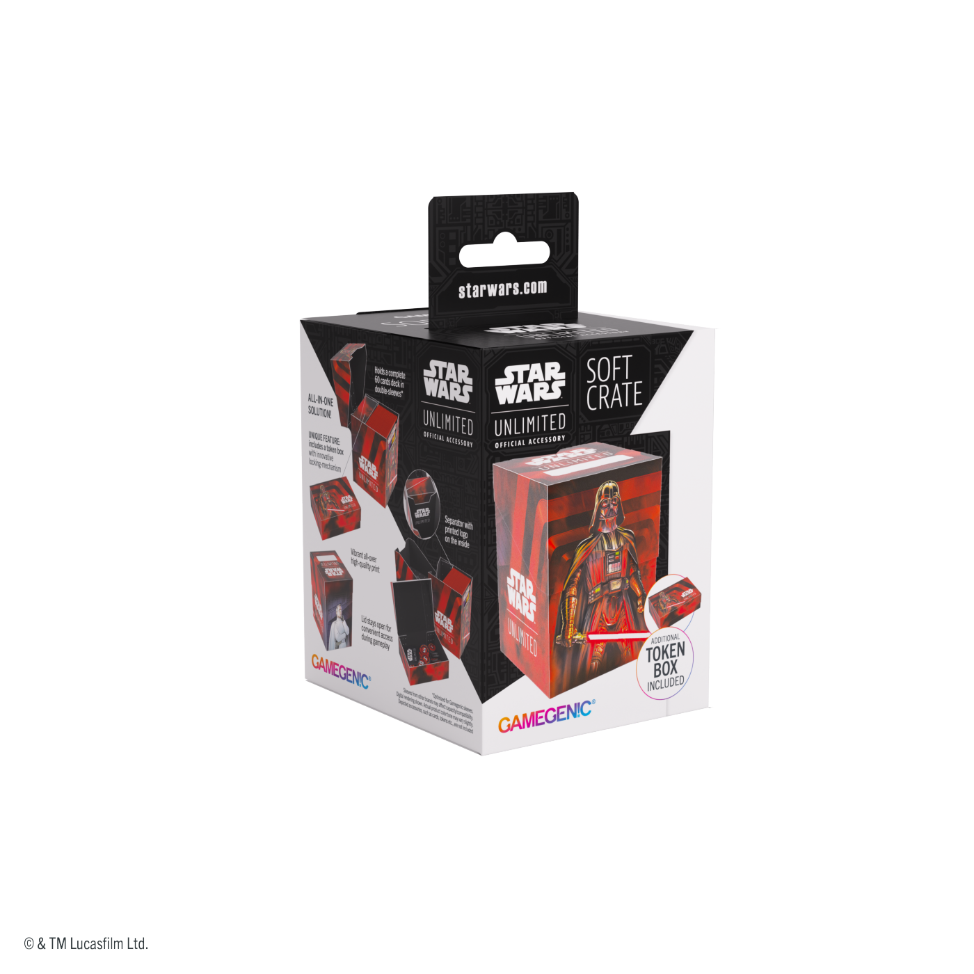 Gamegenic: Star Wars Unlimited Card Game - Soft Crate - Darth Vader Unstoppable/Director Krennic