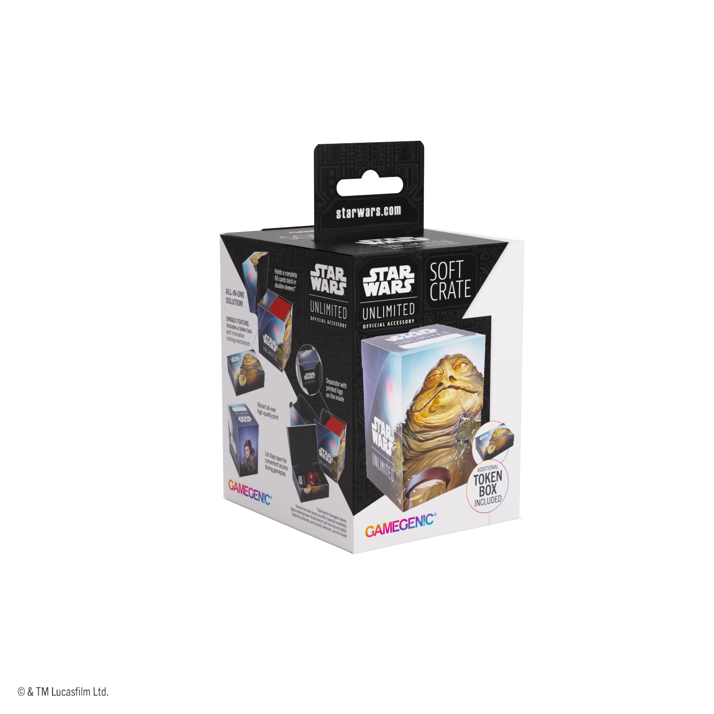 Gamegenic: Star Wars Unlimited Card Game - Soft Crate - Leia Organa/Jabba the Hutt