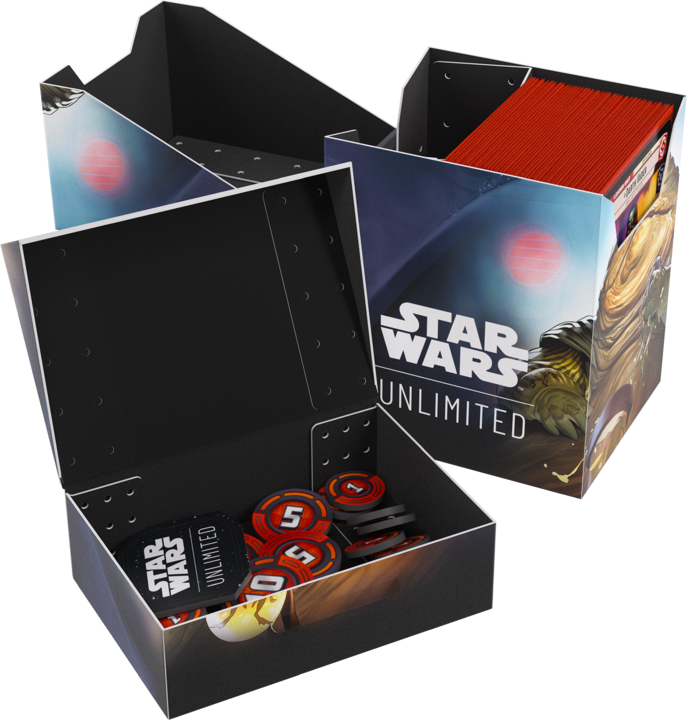 Gamegenic: Star Wars Unlimited Card Game - Soft Crate - Leia Organa/Jabba the Hutt