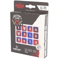Gamegenic: Stranger Things - D6 Dice Set - Hellfire Club (12x)