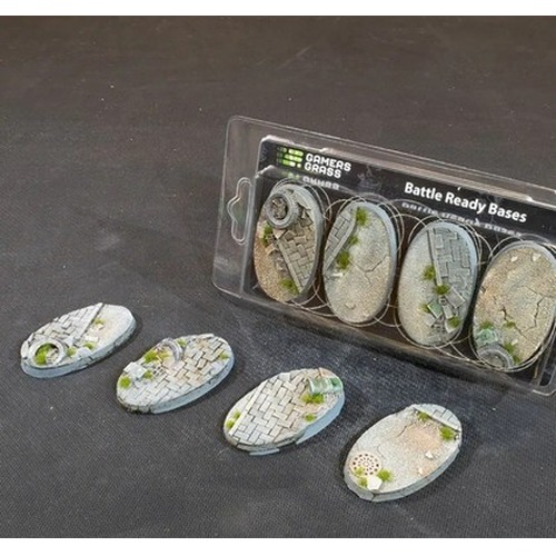 Gamers Grass: Bases Oval - Urban Warfare 60 mm (4 szt.)