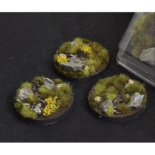 Gamers Grass: Bases Round - Highland 50 mm (3 szt.)