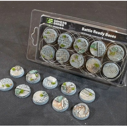 Gamers Grass: Bases Round - Urban Warfare 25mm (10 szt.)