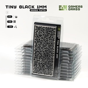 Gamers Grass: Tiny Tufts - Tiny Black 1mm