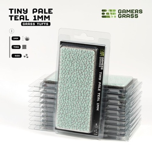 Gamers Grass: Tiny Tufts - Tiny Pale Teal 1mm