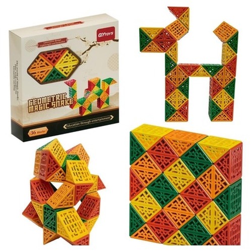 Geometryczny wąż - układanka