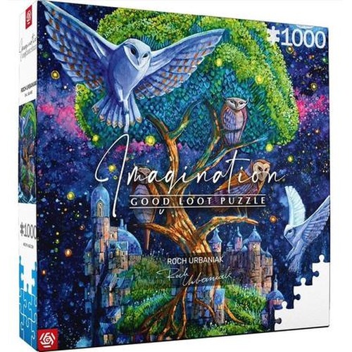 Good Loot Puzzle: Imagination Roch Urbaniak - Wyspa Sów (1000 elementów)