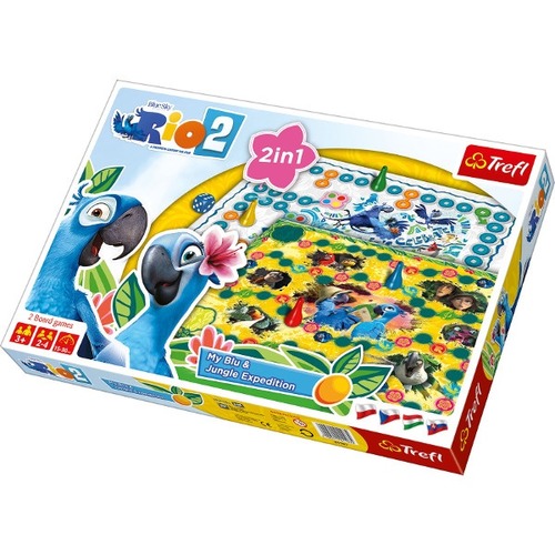 Gra 2w1 RIO 2 Jungle Exped.My BLU TREFL 