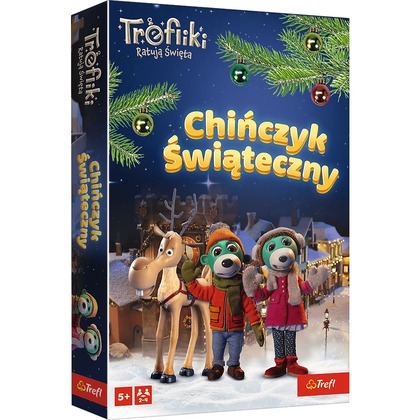 Gra Chińczyk Święta z rodziną Treflików 08595