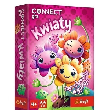 Gra dla dzieci Connect Kwiaty TREFL
