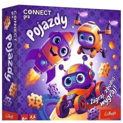 Gra dla dzieci Connect Pojazdy TREFL