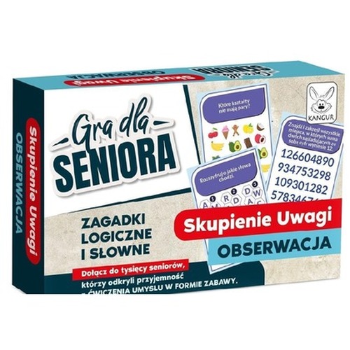 Gra dla Seniora. Skupienie uwagi - Obserwacja