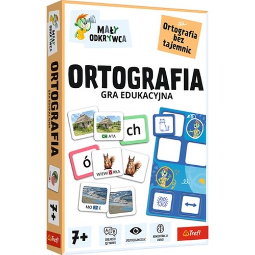 Gra Ortografia Mały odkrywca rodzina treflików 02803