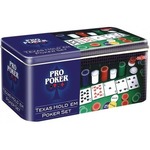 Gra Pro Poker Texas Holde'em set puszka
