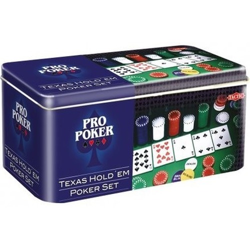 Gra Pro Poker Texas Holde\'em set puszka