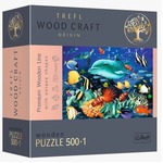Gra puzzle drewniane 500 elementów Morskie życie rafa