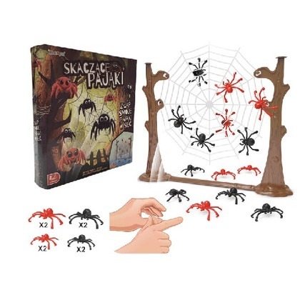 Gra Skaczące Pająki na pajęczynie