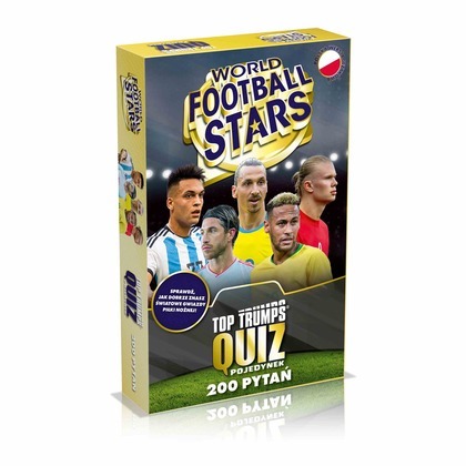 Gra World Football Stars Top Trumps Quiz pojedynek 200 pytań