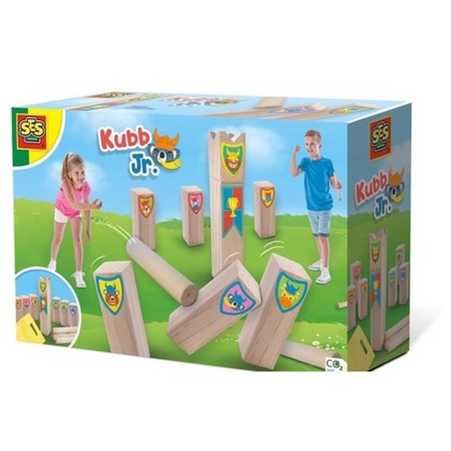 Gra zręcznościowa drewniana Kubb Junior