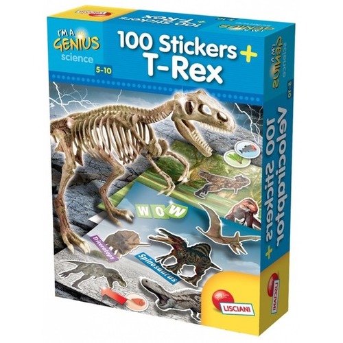 I\'m Genius 100 naklejek T-Rex