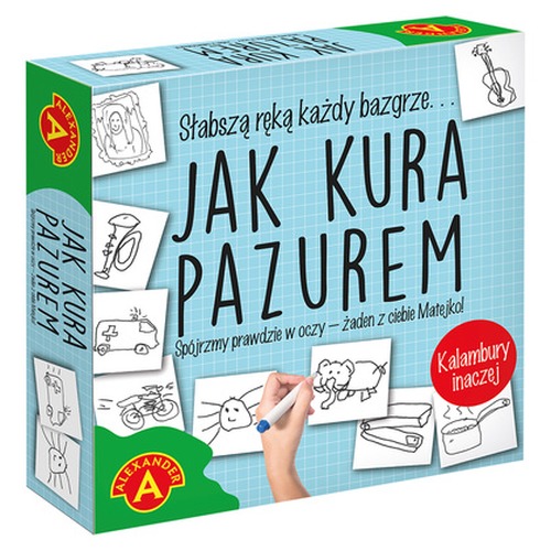 Jak kura pazurem