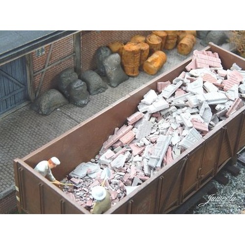 Juweela: Gruz z szaro-czerwonych cegieł 150 g