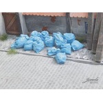 Juweela: Niebieskie pełne worki na śmieci (10 szt)