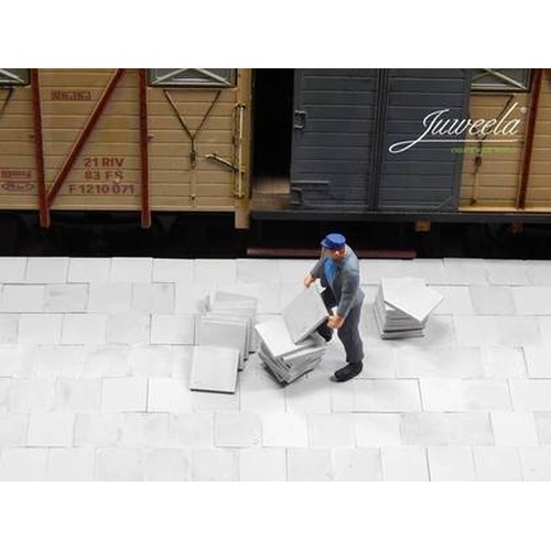 Juweela: Płyta chodnikowa - Jasnoszara - Kwadratowa (420 szt)