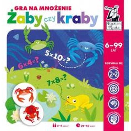 Kapitan Nauka. Żaby czy kraby? Gra na mnożenie