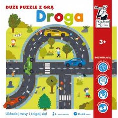 Kapitan Nauka. Droga. Duże puzzle z grą