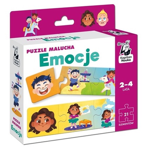 Kapitan Nauka. Emocje. Puzzle malucha