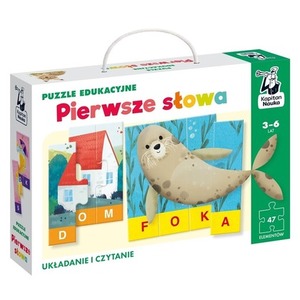 Kapitan Nauka. Puzzle edukacyjne Pierwsze słowa